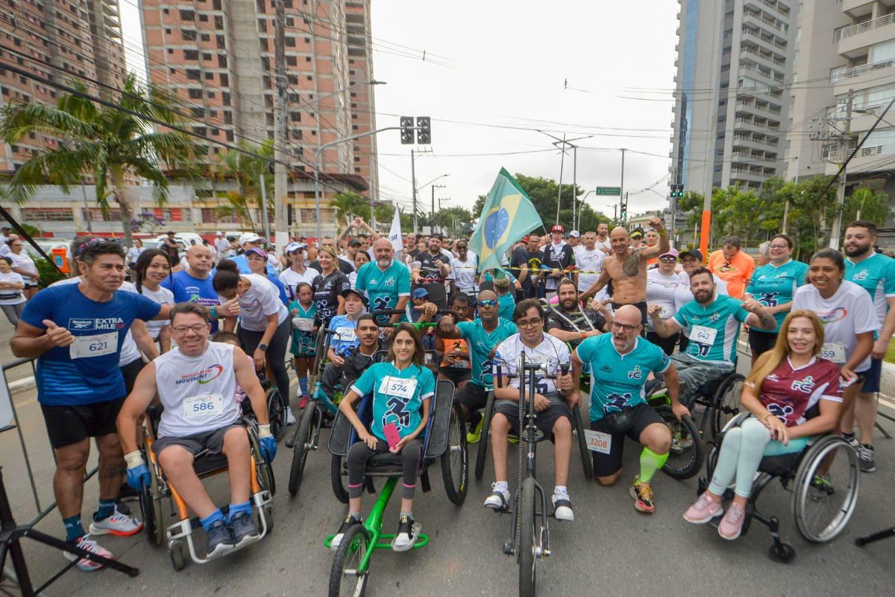 Unindo esporte e conscientização, São Bernardo realiza 2ª edição da Corrida de Rua Inclusão em Movimento 