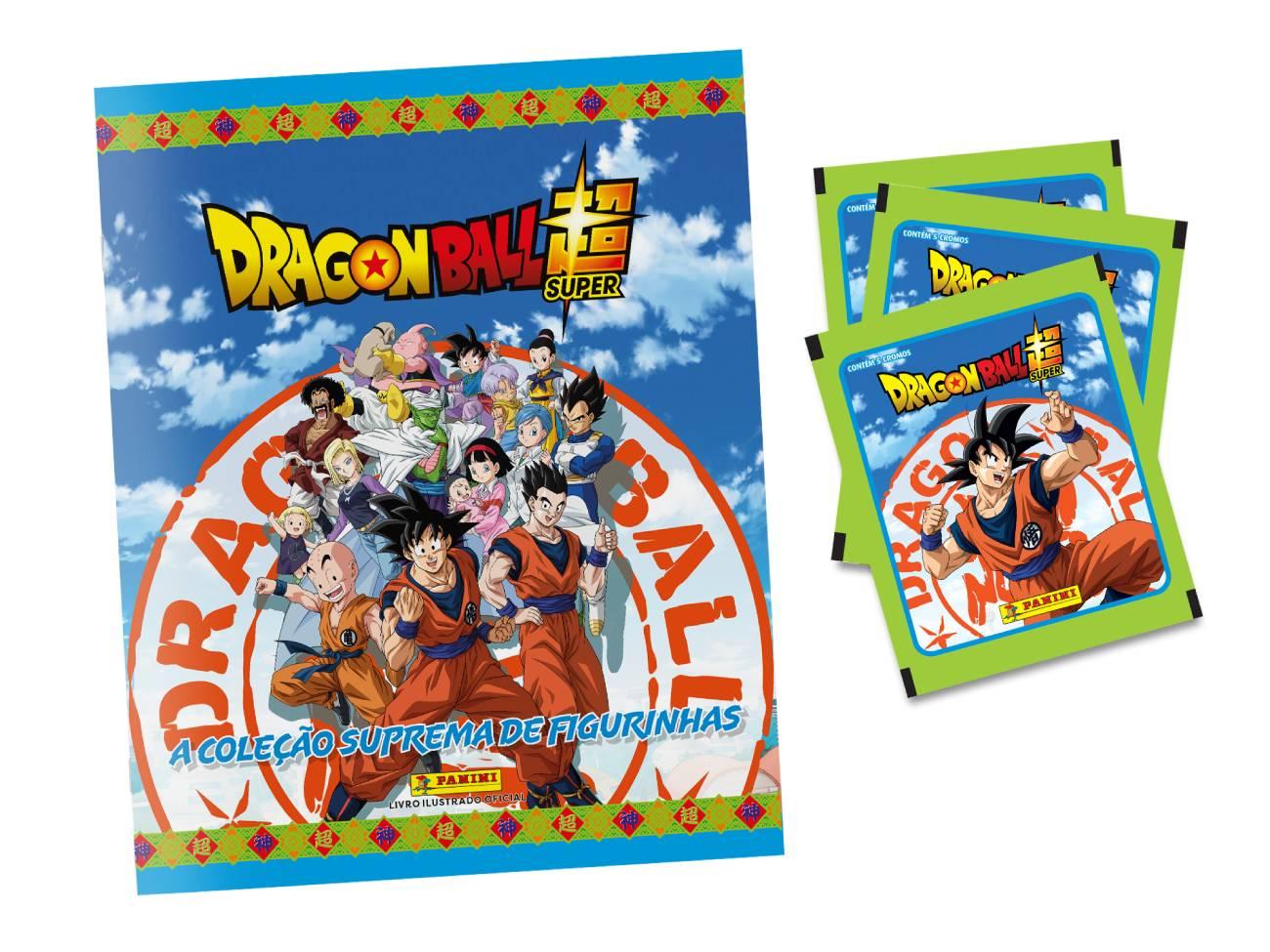 Álbum de Dragon Ball Super chega às bancas com pôster de 8 páginas e figurinhas especiais