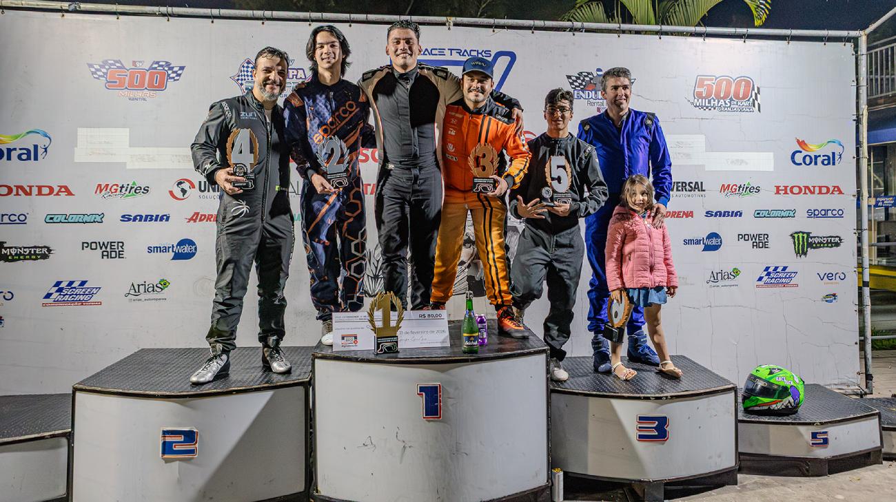 Chegada por milésimos agita etapa da Copa Bandoleros de Kart