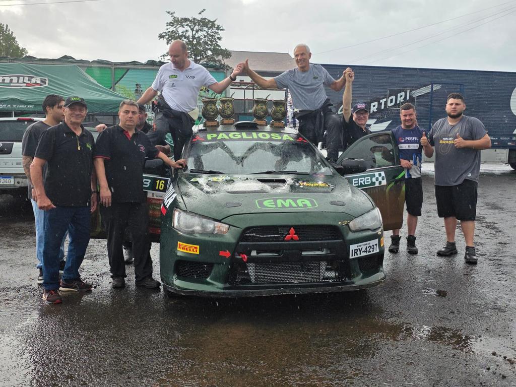 Dupla de Erechim vai ao pódio no maior rally de velocidade do Brasil