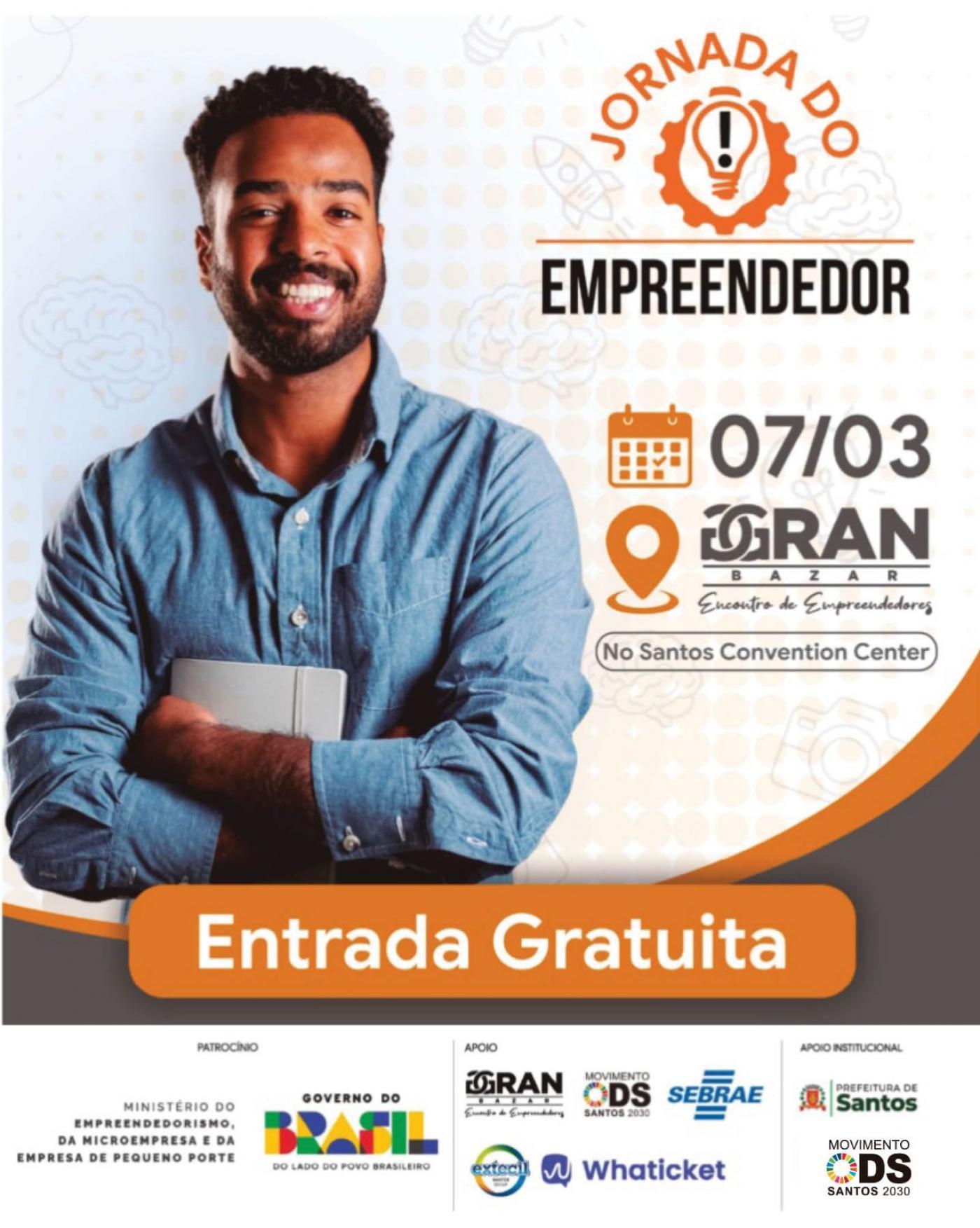 Evento vai oferecer orientação a empreendedores da Baixada Santista