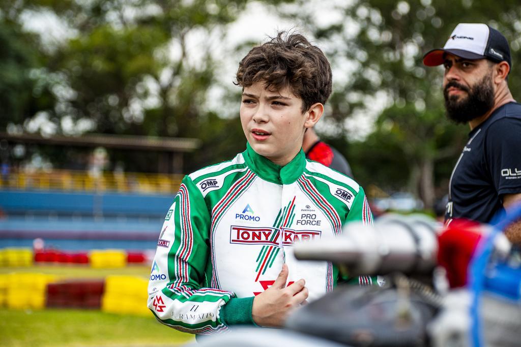 Gael Rampazzo tem estreia na OKN Júnior e mostra ritmo na segunda etapa do Paulista Light