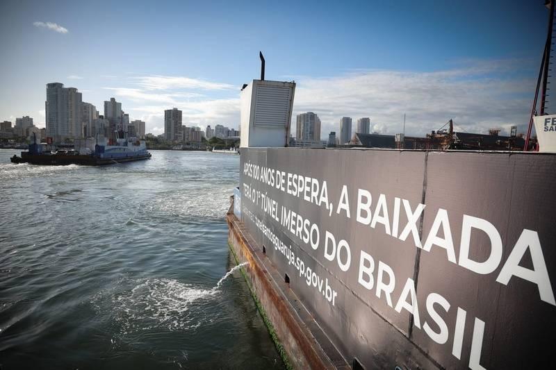 Governo de SP abre crédito de R$ 2,6 bilhões e garante cronograma de obra do túnel Santos-Guarujá