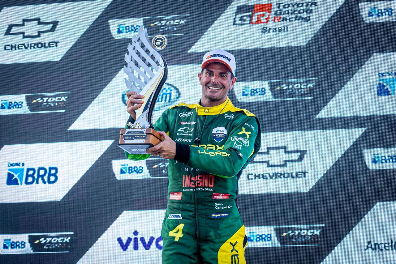 Julio Campos coloca o Time Lubrax TMG em segundo na corrida principal de Curvelo