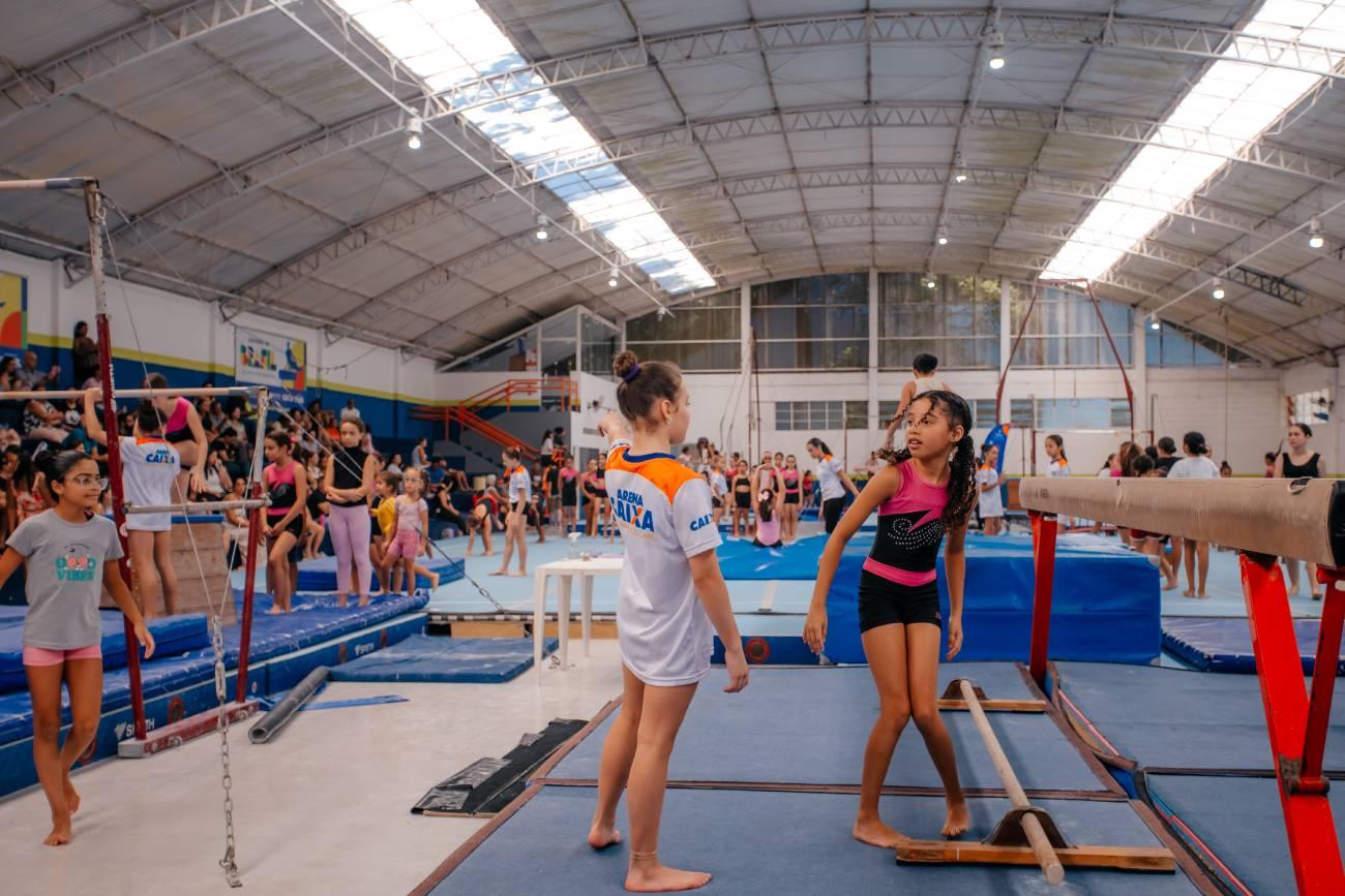 São Bernardo abre temporada 2026 da Ginástica Artística com evento para mais de 200 crianças