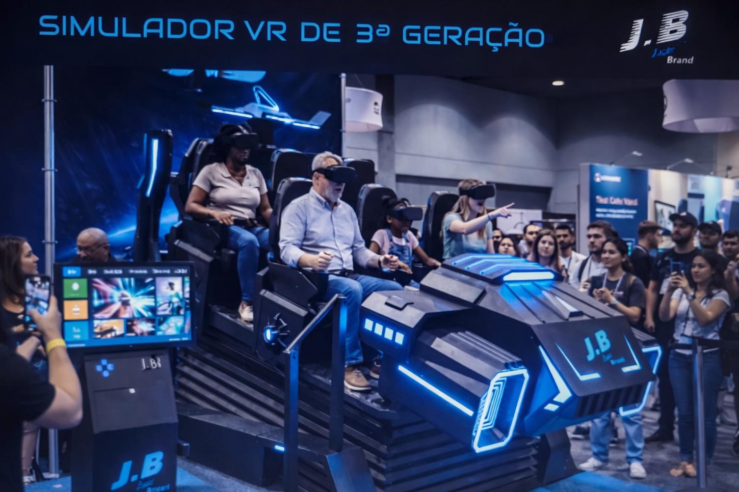 Shopping Parque Balneário recebe simulador de realidade virtual