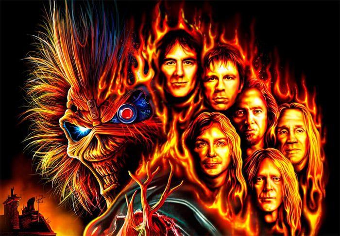 Aos fãs de heavy metal: Tributo ao Iron Maiden agita o Cine Roxy com show especial e sessão do documentário “Burning Ambition”