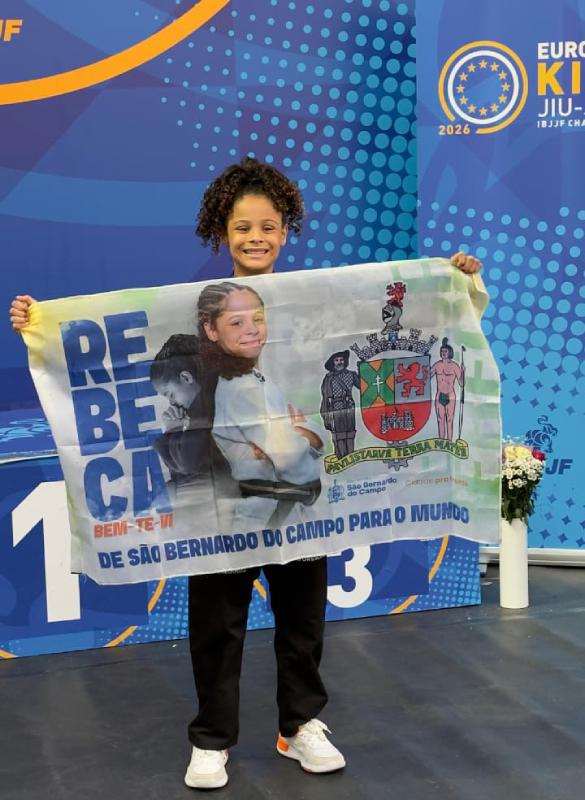Atleta de São Bernardo, Rebeca Bem-te-vi vence campeonato de jiu-jitsu na Irlanda 