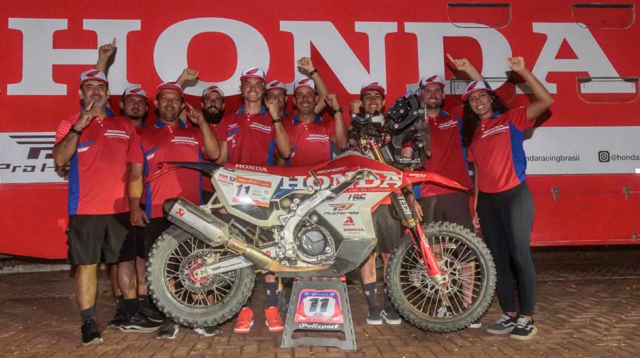 Bruno Crivilin, da Honda Racing, conquista título inédito do Rally RN 1500