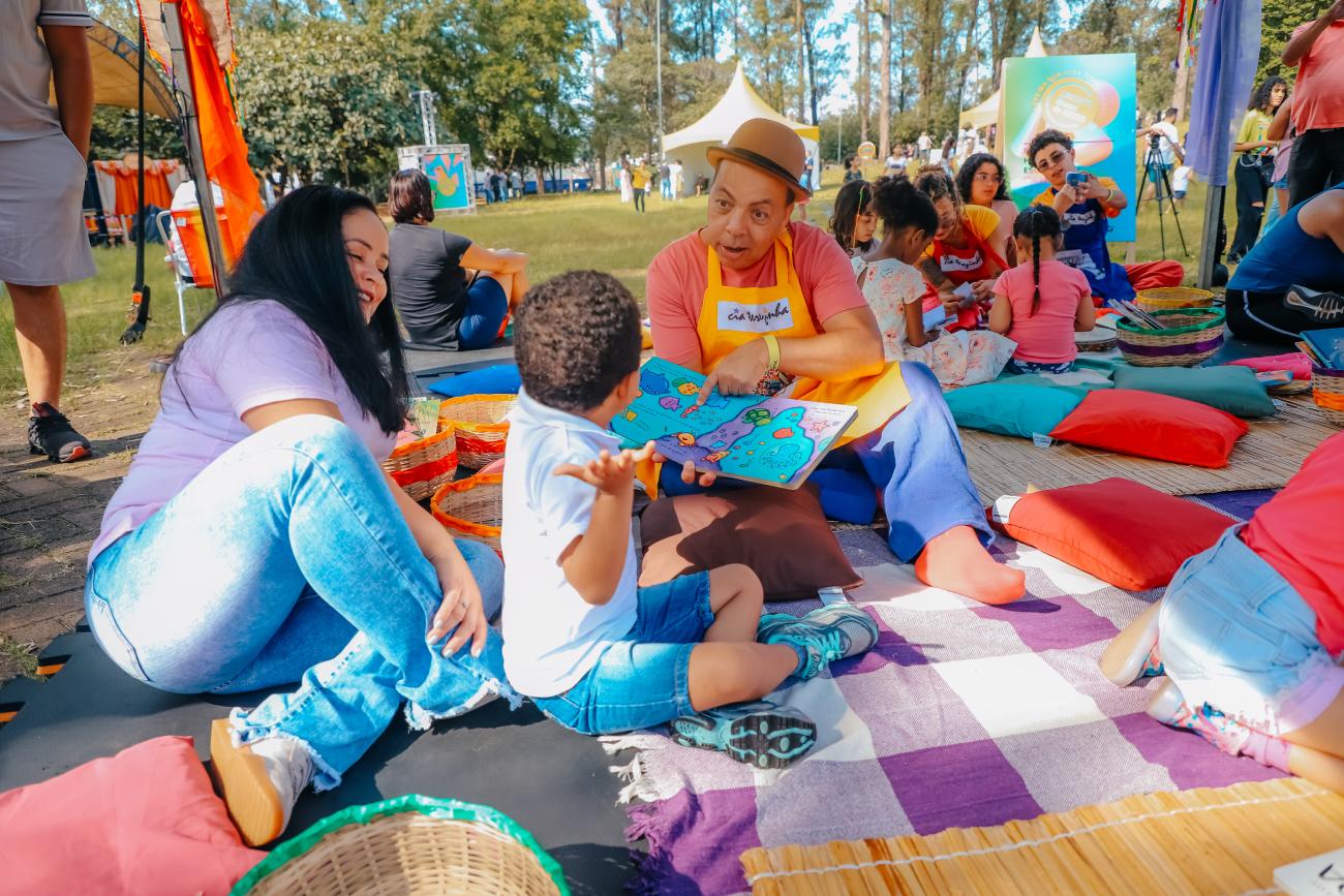 Circuito Sesc de Artes leva alegria, brincadeiras e diversão ao Parque Chácara Silvestre, em São Bernardo