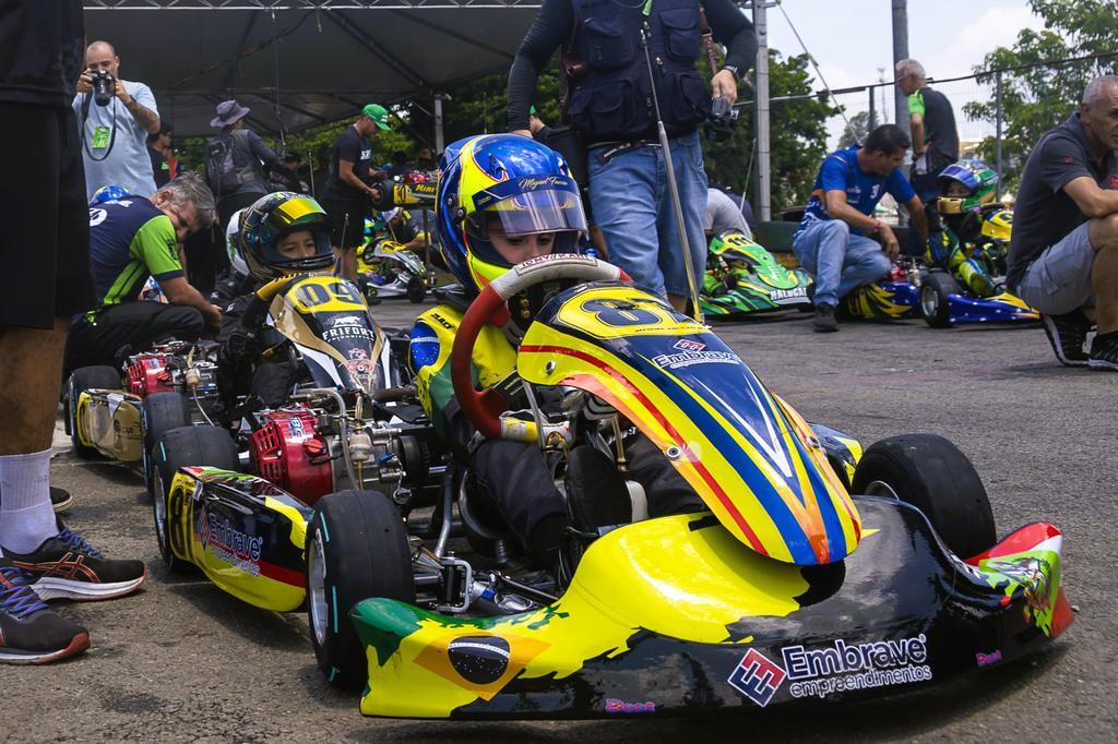 Miguel Faccio defende liderança da Mirim na Copa São Paulo Light em Interlagos
