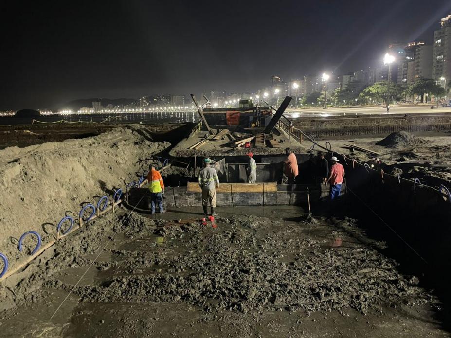 Passarela do canal 5, em Santos, é liberada provisoriamente