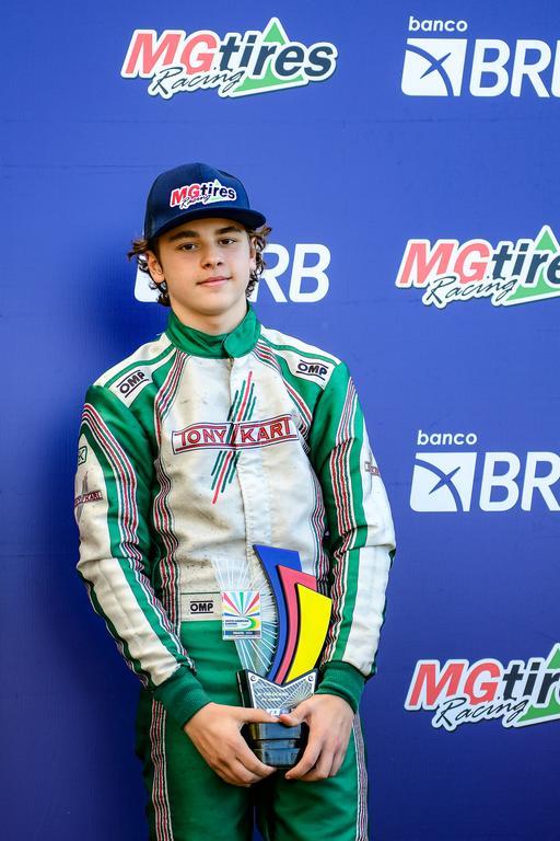 Antônio Claro garantiu pódio no Sul-Americano de Kart em sua estreia em competições internacionais com motores 4 tempos