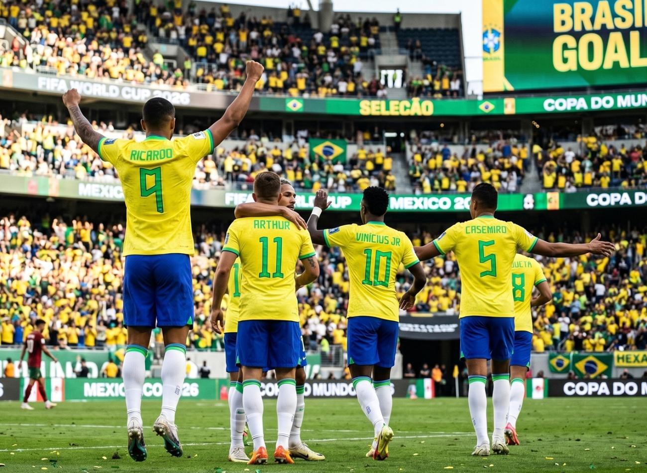 Copa de 2026 pode render milhões a clubes brasileiros por jogadores convocados