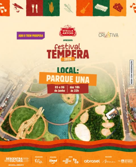 Festival Tempera celebra as delícias de Minas com gastronomia, música e cultura regional
