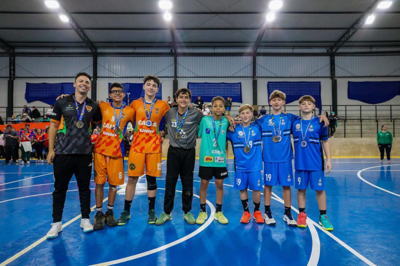 Handebol masculino mirim de São Bernardo é bicampeão do Brasileiro Interclubes