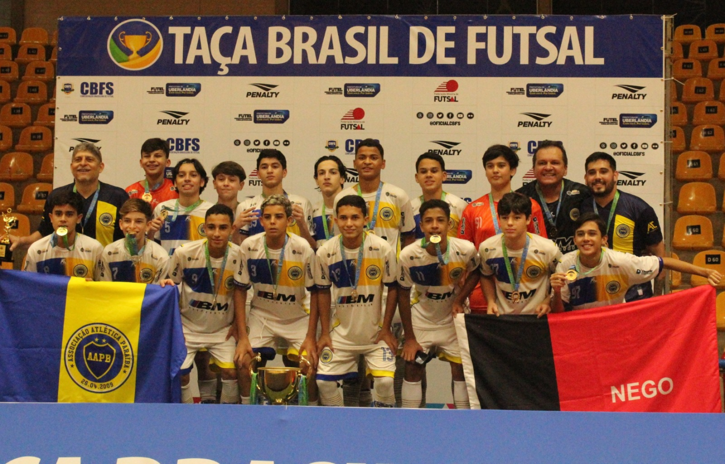 Taça Brasil de Futsal Sub-15 realizada na Arena Sabiazinho chega ao fim