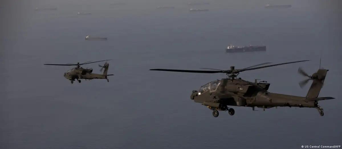 Americanos são resgatados após helicóptero cair em Ormuz