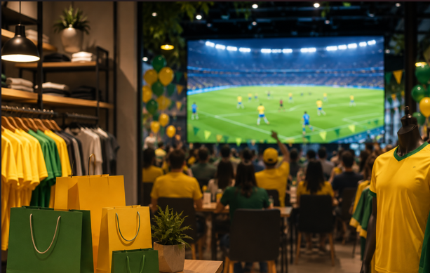 CDL Uberlândia orienta empresas sobre o funcionamento do varejo em dias de jogo do Brasil na Copa