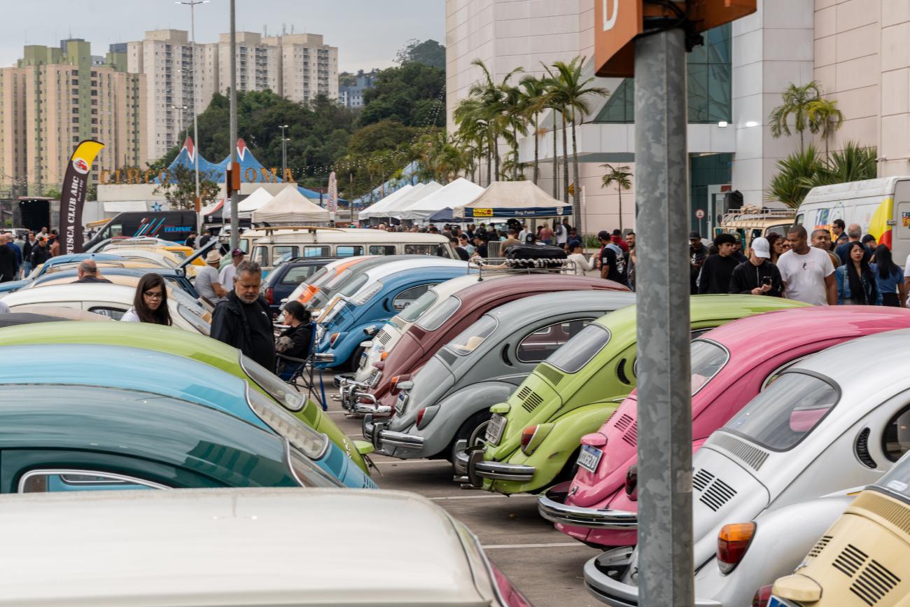 Dia Mundial do Fusca: encontro de automóveis chega a terceira edição no São Bernardo Plaza Shopping