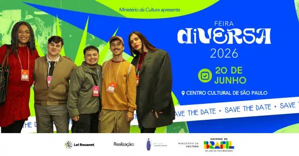 Feira Diversa 2026 abre inscrições e traz show de Jaloo no Centro Cultural São Paulo