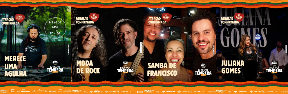 Festival Tempera leva ao Parque Una o melhor da música e dos sabores de Minas