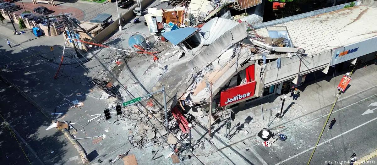 Forte terremoto deixa dezenas de mortos nas Filipinas