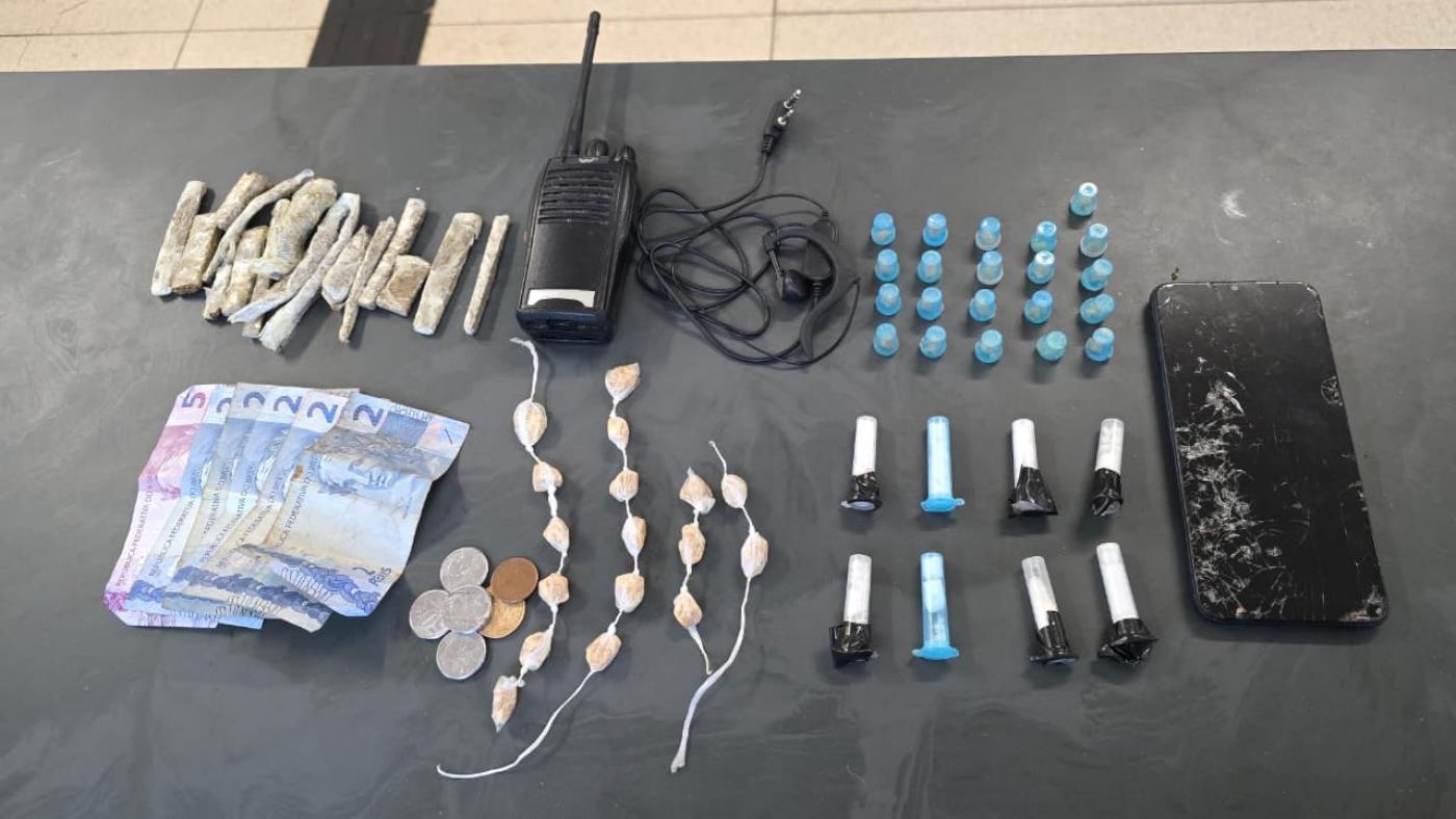 Guarda Municipal de Santos prende homem com drogas nesta quinta (23)