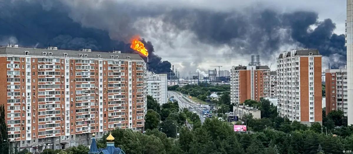Moscou arde após onda massiva de drones ucranianos