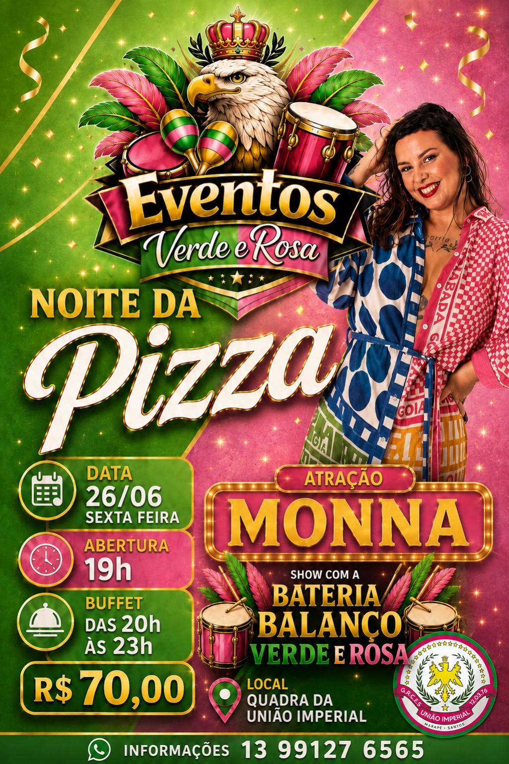 Noite da Pizza União Imperial, Santos