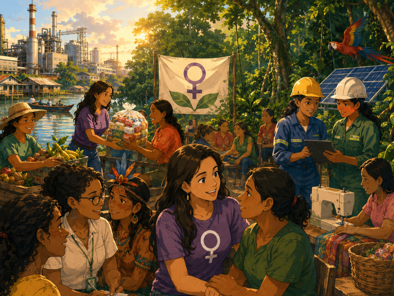 Projetos femininos ampliam apoio na Amazônia