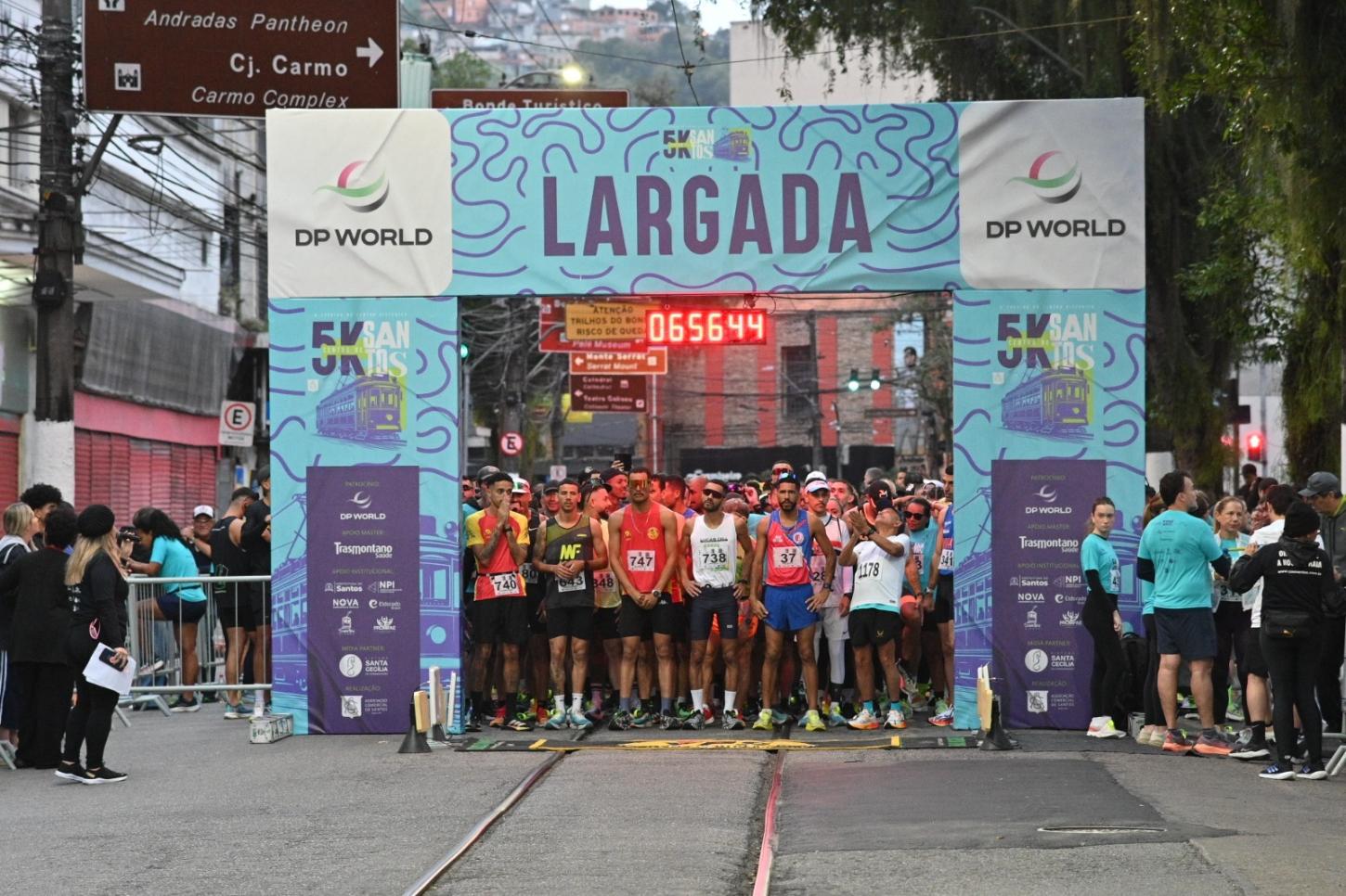 Corrida 5K vai movimentar o Centro Histórico de Santos neste domingo (19)