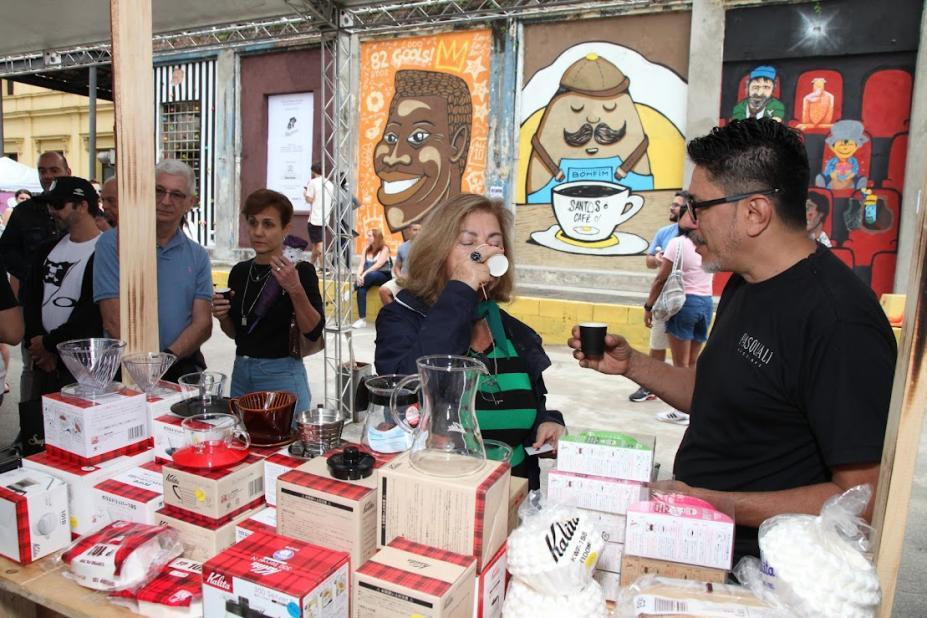 Festival Santos Café movimenta o Centro com gastronomia, música e experiências gratuitas