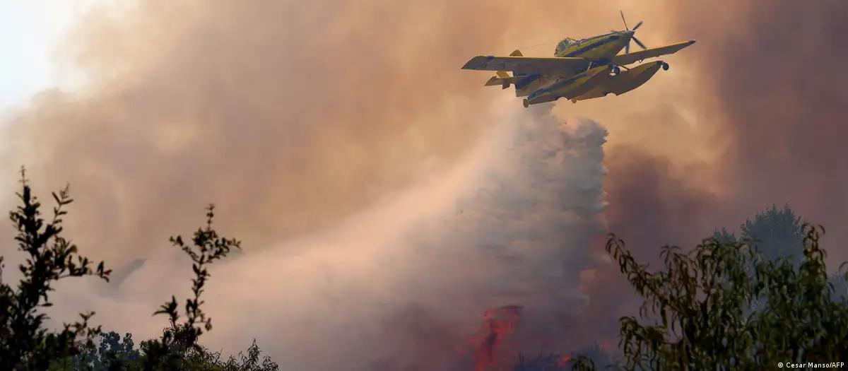 Mais de 325 mil evacuados por incêndios na França e Espanha