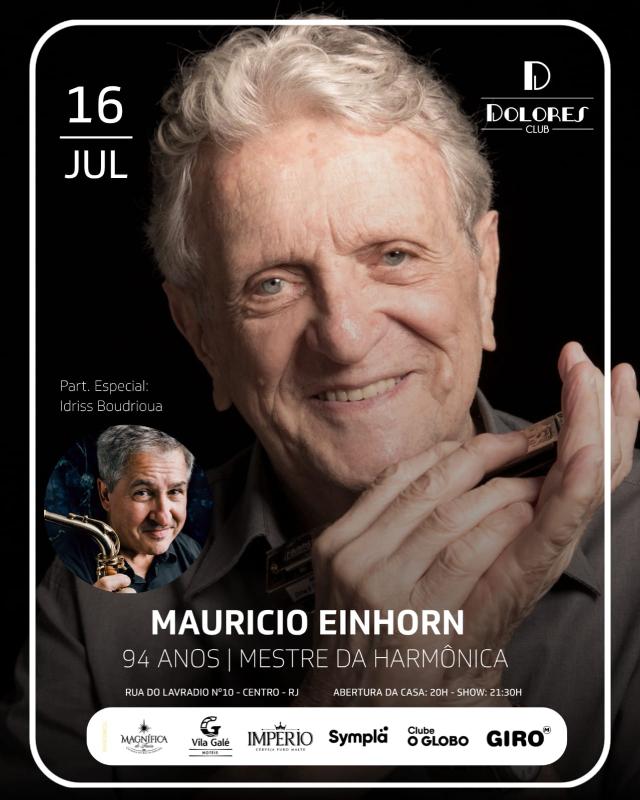 Maurício Einhorn celebra 94 anos com o show 