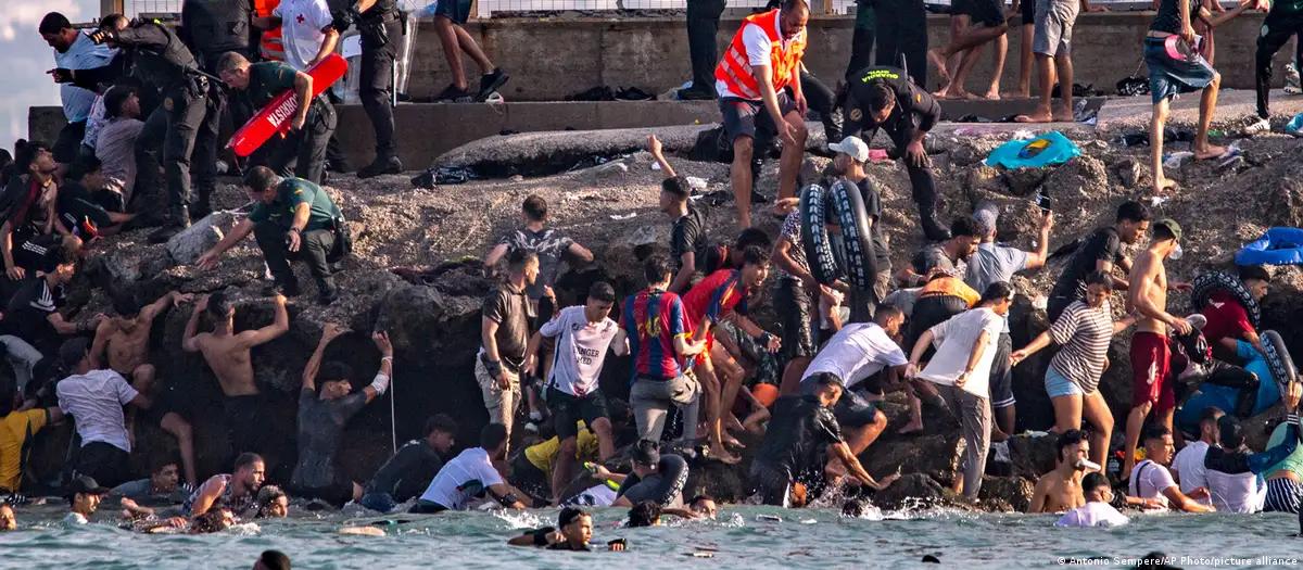 O que está por trás da crise migratória em Ceuta?