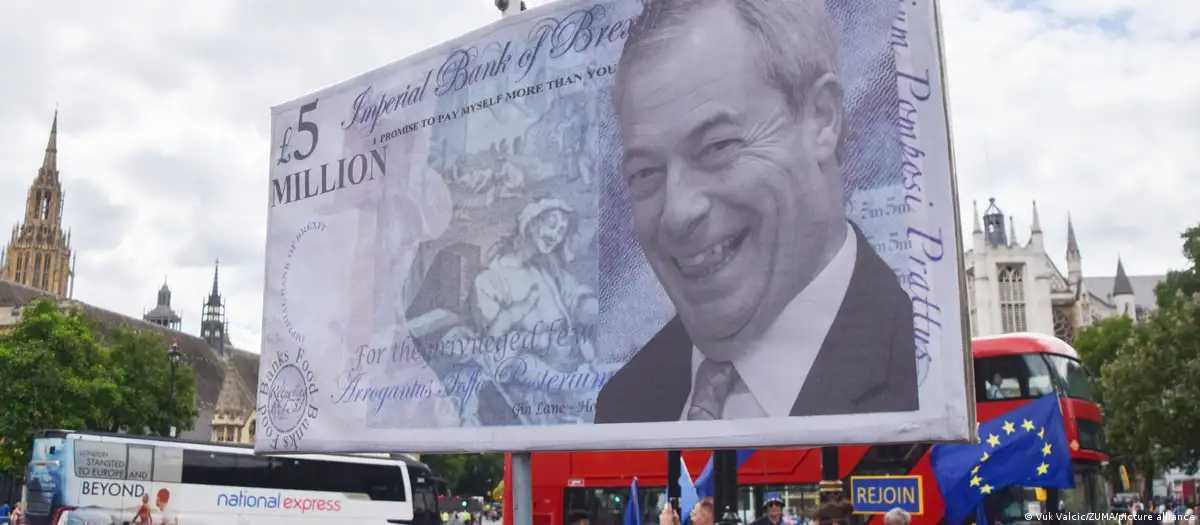 Os escândalos envolvendo o líder da ultradireita britânica