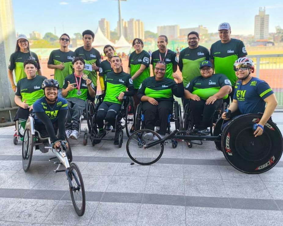 Santos garante 66 medalhas nos Jogos Paralímpicos de SP no atletismo e na natação