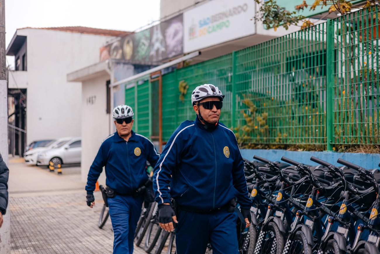 São Bernardo reforça patrulhamento preventivo da GCM com entrega de 30 novas bicicletas