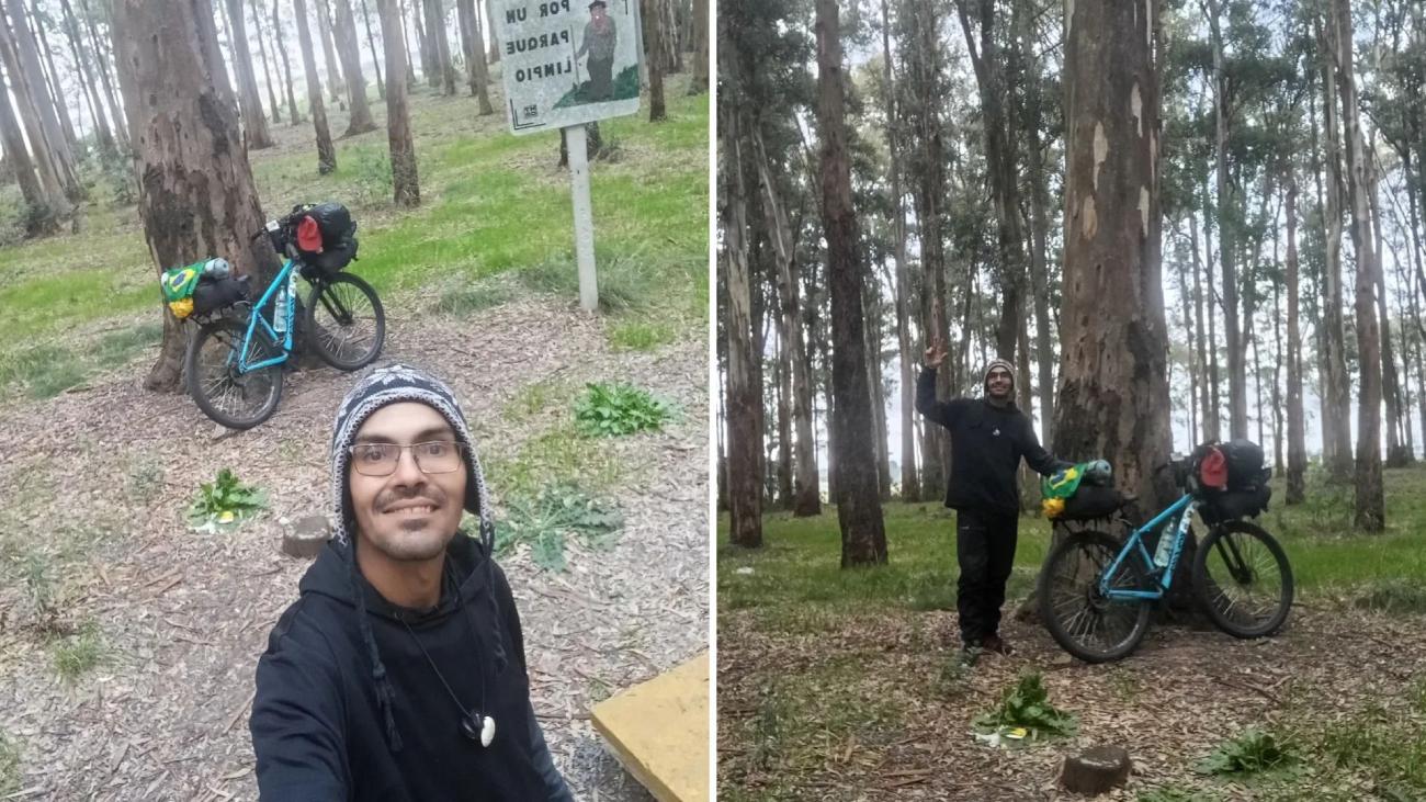 De São Vicente ao “fim do mundo”: ciclista enfrenta frio, estrada e conta bancária bloqueada em viagem até Ushuaia