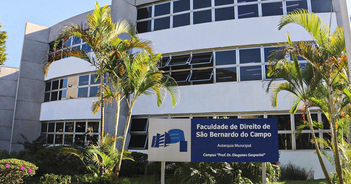Em São Bernardo, 'Direito ao Futuro' abre mais 20 vagas com bolsas 100% gratuitas para graduação na Faculdade de Direito
