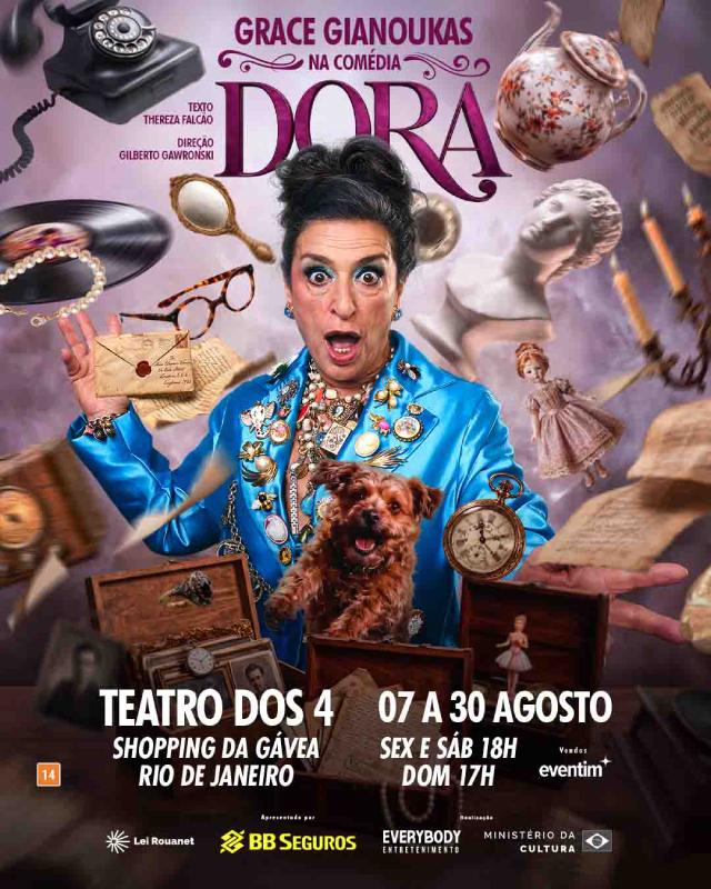 Grace Gianoukas estreia 