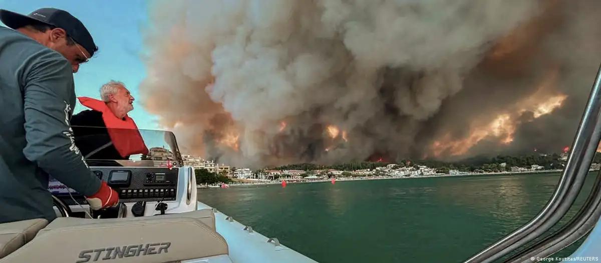 Incêndios deixam mortos na Grécia e se alastram pela Europa