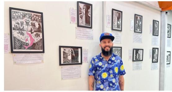 Mitos e Lendas: exposição transforma o folclore brasileiro em xilogravura no Shopping Praça da Moça 