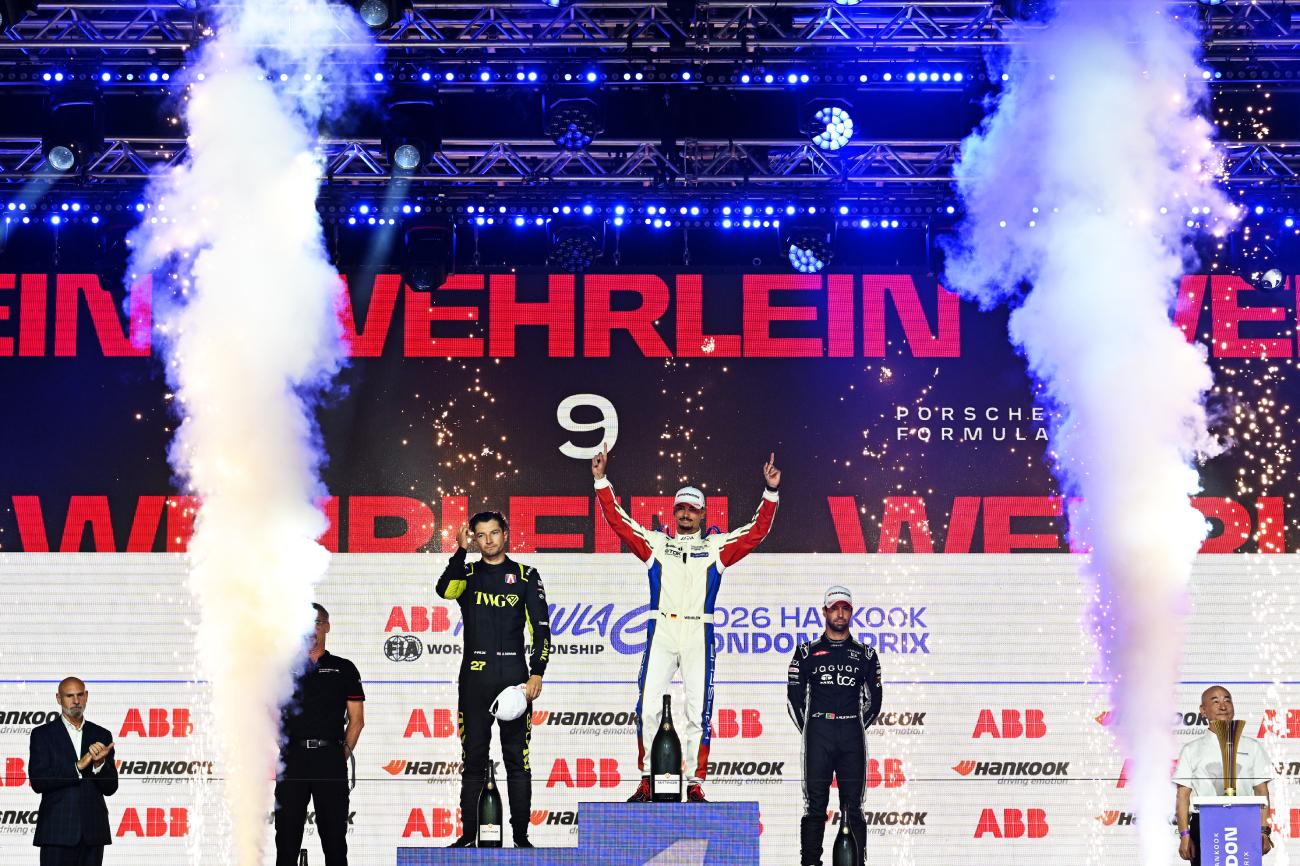 Pascal Wehrlein vence E-Prix de Londres largando da pole position e abre vantagem na disputa pelo título da Temporada 2025/26  