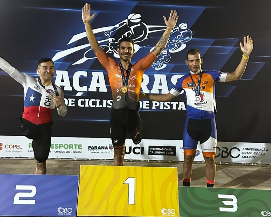 Santos garante medalhas na Taça Brasil de Paraciclismo