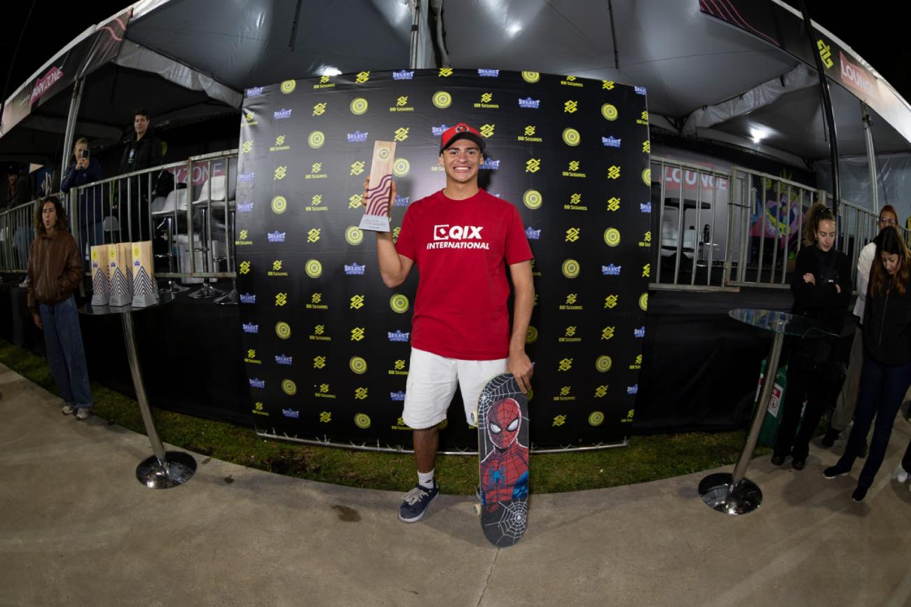 Dan Sabino leva skate de São Bernardo ao topo com título do Circuito Banco do Brasil