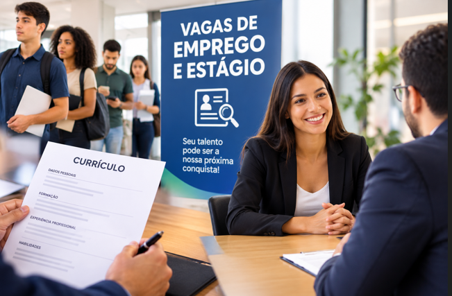 Empresas parceiras têm vagas de emprego e estágio com seleção pela Fundação CDL