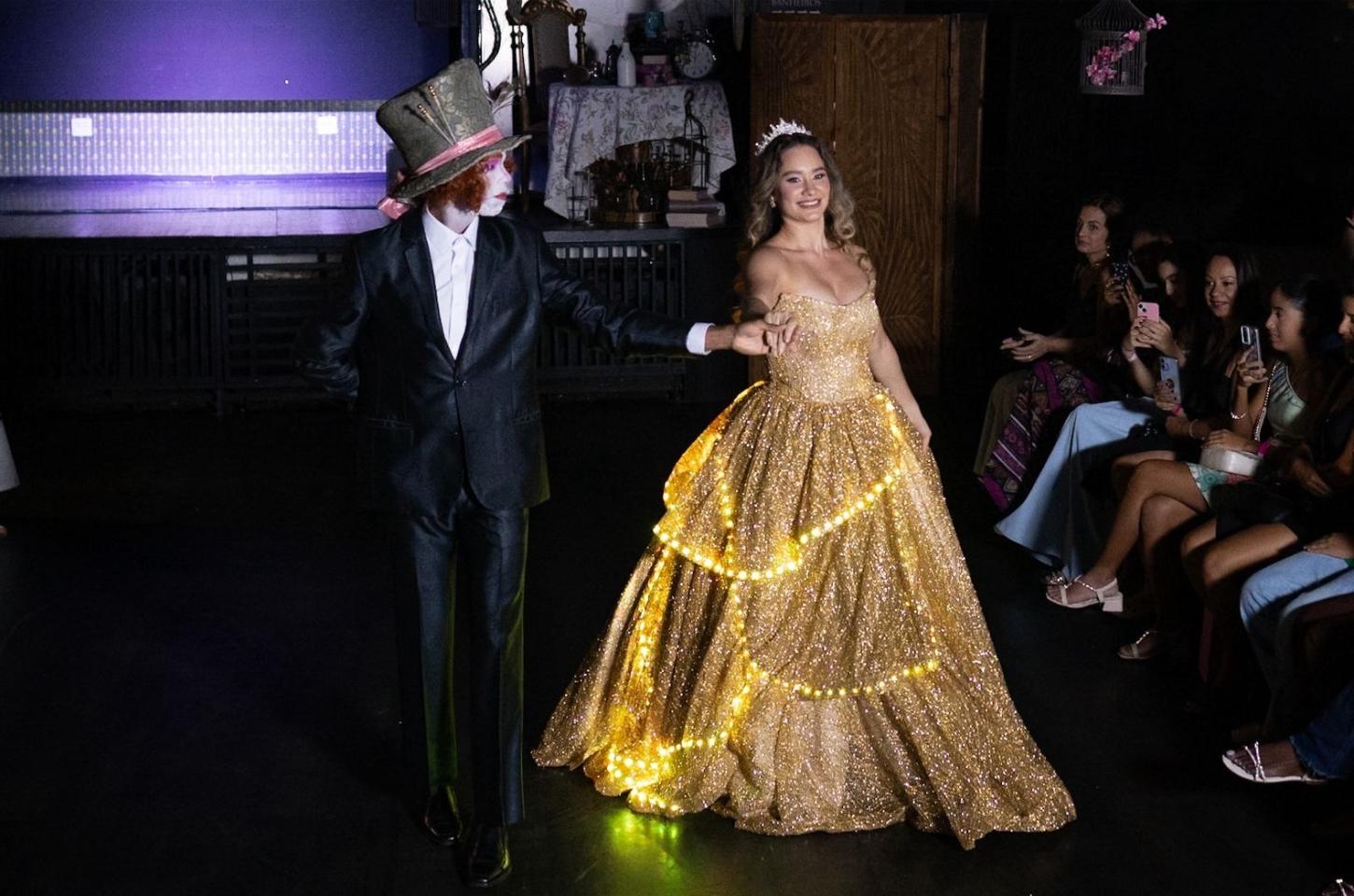 Estilista mineira Maísa Pires lança em Uberlândia o primeiro vestido de LED de Minas Gerais