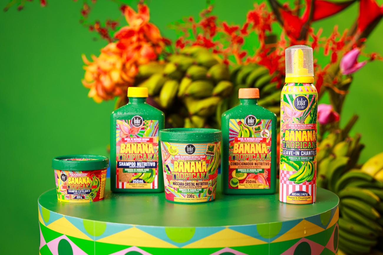 Lola From Rio celebra 15 anos na Beauty Fair com lançamento da coleção Banana Tropicana  